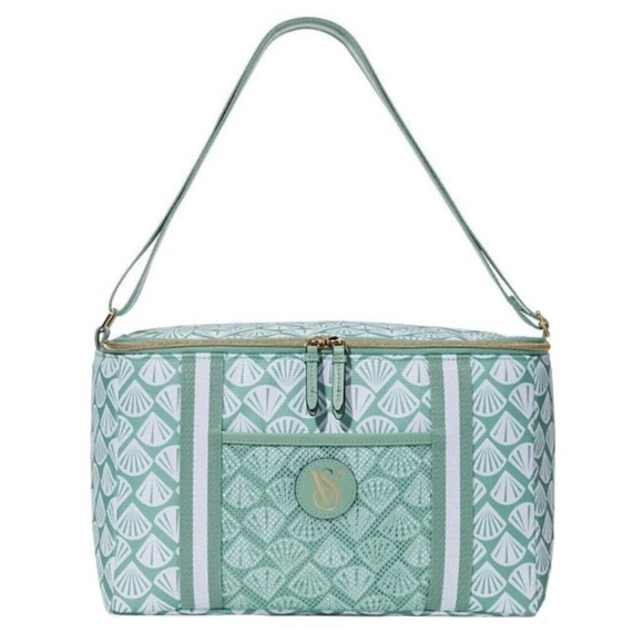 Victoria's Secret Handbags - VICTORIA’S SECRET • Seashell Bag Lunch Tote Insulated Cooler Picnic Beach